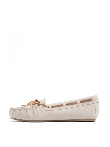 NICEBAY Mokasyny "Conrad" w kolorze złamanej bieli