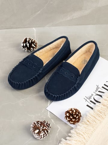 NICEBAY Mocassins "Molly" donkerblauw