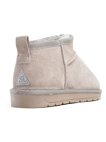 NICEBAY Leren boots "Mina" beige