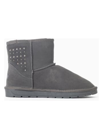 NICEBAY Leder-Winterboots "Suki" in Grau