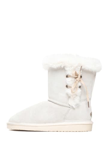 NICEBAY Leren boots "Blissa" wit