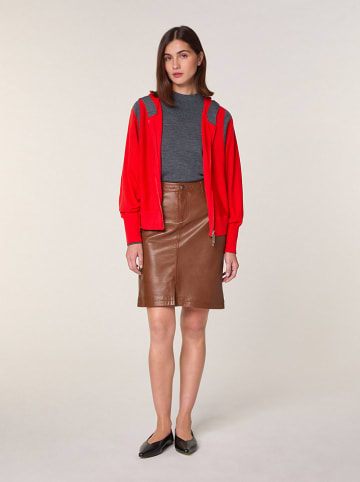 Rodier Wollen vest rood