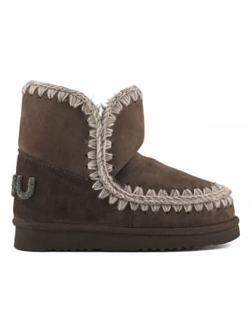 Mou Leder-Winterboots in Braun
