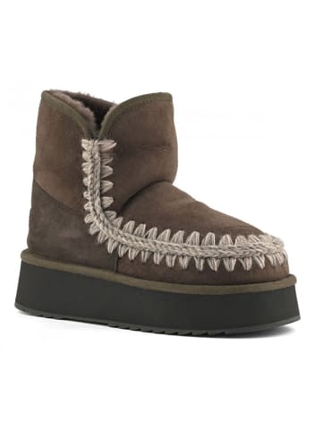 Mou Leren winterboots bruin