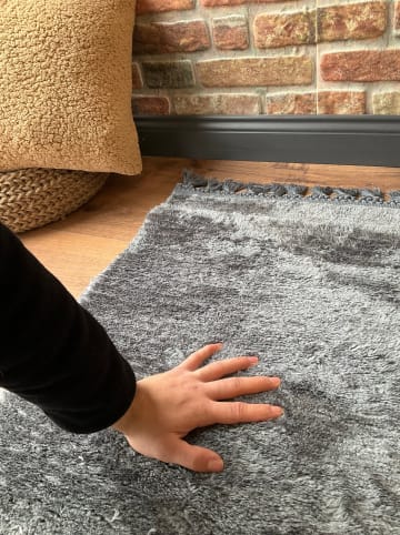 Mioli Laagpolig tapijt antraciet