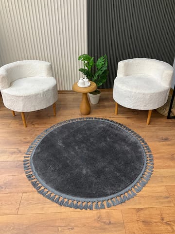 Mioli Laagpolig tapijt antraciet