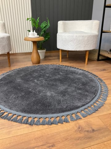 Mioli Laagpolig tapijt antraciet