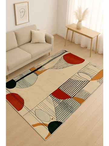 Mioli Kurzflor-Teppich in Bunt