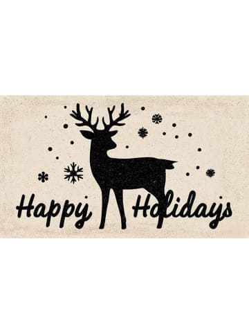 Mioli Deurmat crème/zwart