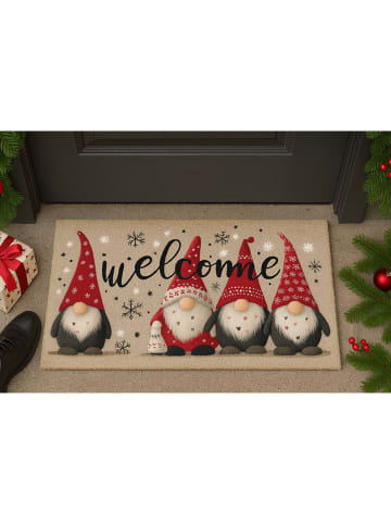 Mioli Deurmat grijs/rood