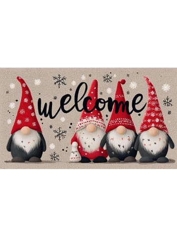 Mioli Deurmat grijs/rood