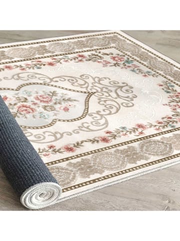 Mioli Laagpolig tapijt "Els" crème/beige