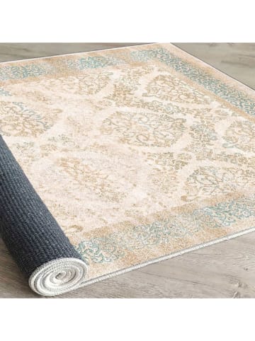 Mioli Laagpolig tapijt "Els" crème/beige