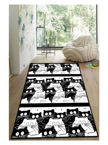 Mioli Dywan w kolorze czarno-białym