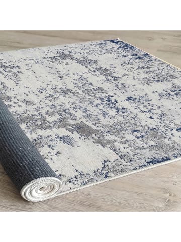 Mioli Katoenen tapijt "Woopamuk" blauw