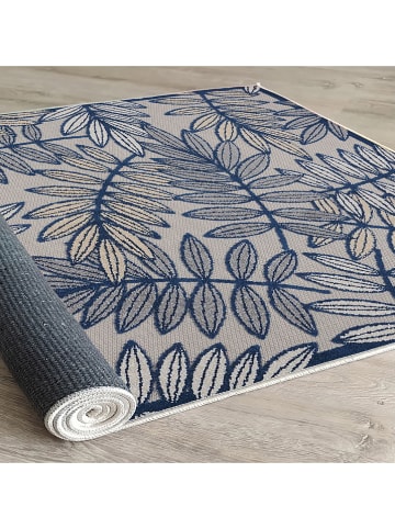 Mioli Laagpolig tapijt blauw