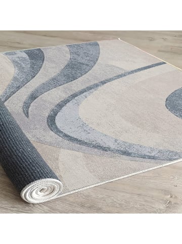 Mioli Laagpolig tapijt blauw