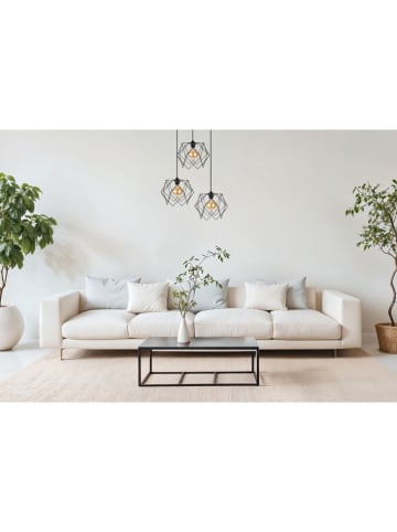 Opviq Hanglamp zwart - (H)80 x Ø 22 cm