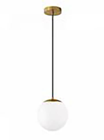Opviq Hängeleuchte in Weiß/ Gold - (H)120 x Ø 15 cm