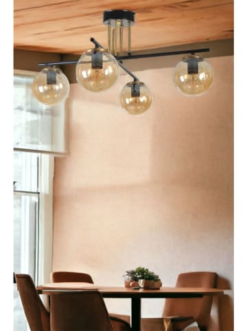 Opviq Lampa wisząca w kolorze złoto-czarnym - 70 x 40 cm