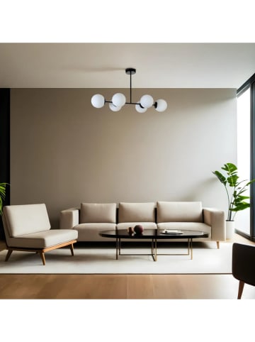 Opviq Hanglamp wit/zwart - (B)90 x (H)65 cm