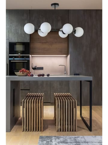 Opviq Hanglamp wit/zwart - (B)90 x (H)65 cm