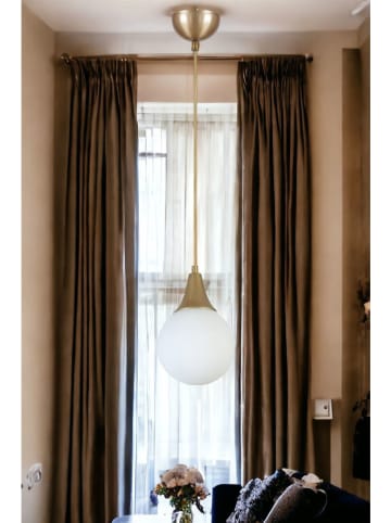 Opviq Hanglamp wit/goudkleurig - (H)70 x Ø 15 cm