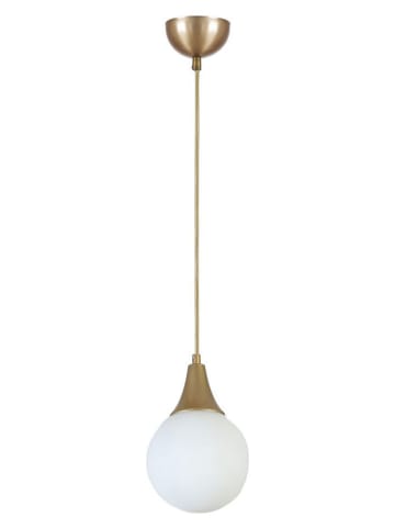 Opviq Hanglamp wit/goudkleurig - (H)70 x Ø 15 cm