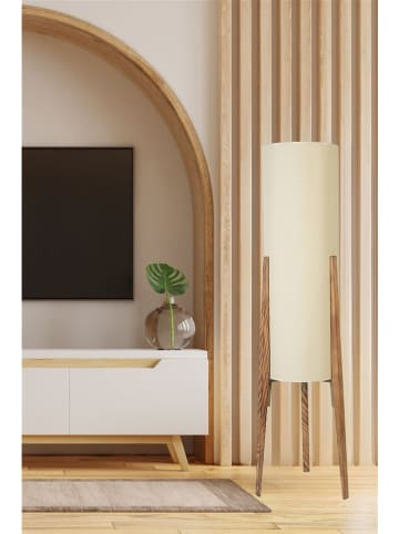 Opviq Standleuchte in Creme/ Hellbraun - (H)140 cm
