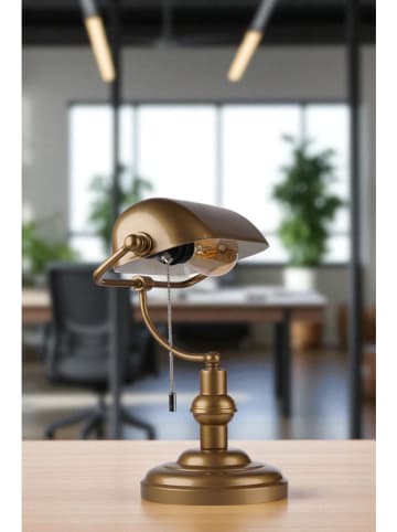 Opviq Tischleuchte in Gold - (B)27 x (H)38 cm