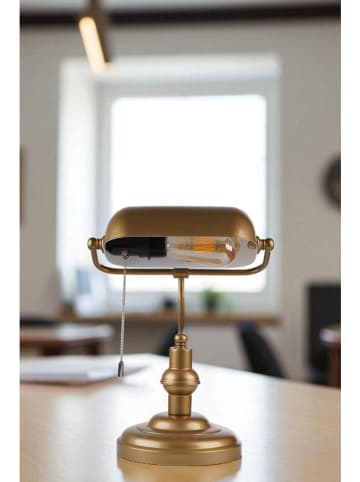 Opviq Tafellamp goudkleurig - (B)27 x (H)38 cm