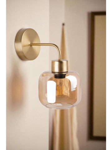 Opviq Lampa ścienna w kolorze złotym - wys. 28 x Ø 15 cm