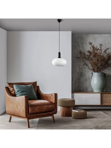 Opviq Lampa wisząca w kolorze biało-czarnym - wys. 118 x Ø 30 cm