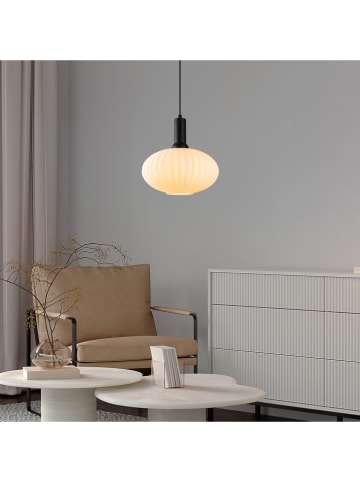 Opviq Hängeleuchte in Weiß/ Schwarz - (H)118 x Ø 30 cm