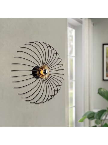 Opviq Lampa ścienna "Aspendos" w kolorze czarnym - Ø 16 cm