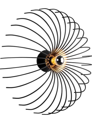 Opviq Wandlamp "Aspendos" zwart - Ø 16 cm