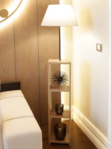 Opviq Staande lamp crème/bruin - (H)150 cm