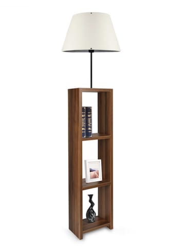 Opviq Staande lamp crème/bruin - (H)150 cm
