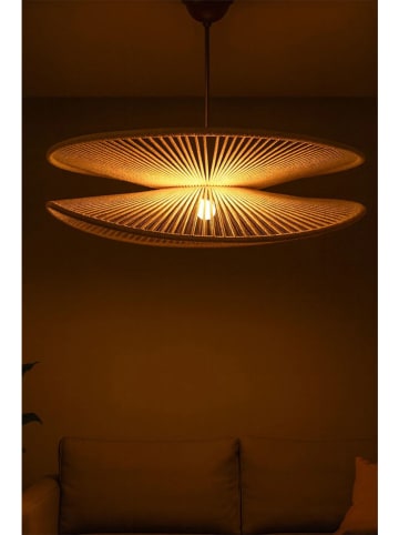Opviq Hanglamp crème/goudkleurig - (H)50 x Ø 48 cm