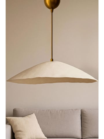 Opviq Hängeleuchte in Creme/ Gold - (H)62 x Ø 60 cm