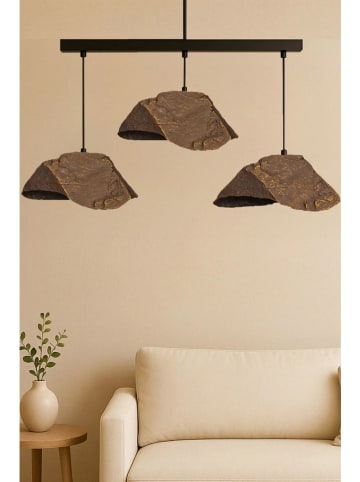 Opviq Lampa wisząca w kolorze brązowo-czarnym - 60 x 72 cm