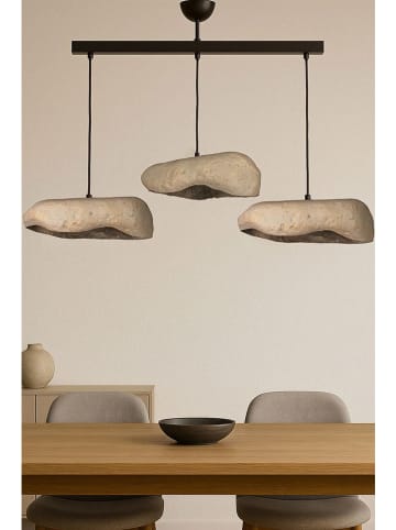 Opviq Hängeleuchte in Hellgrau/ Schwarz - (B)58 x (H)62 cm