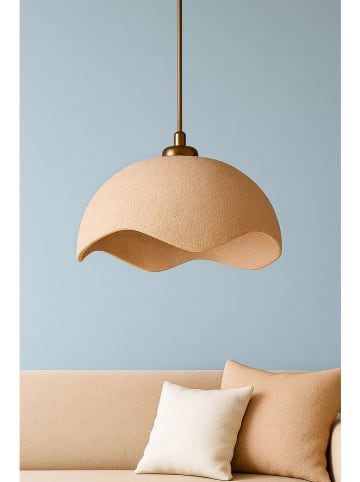 Opviq Hängeleuchte in Rosa/ Gold - (B)30 x (H)58 cm