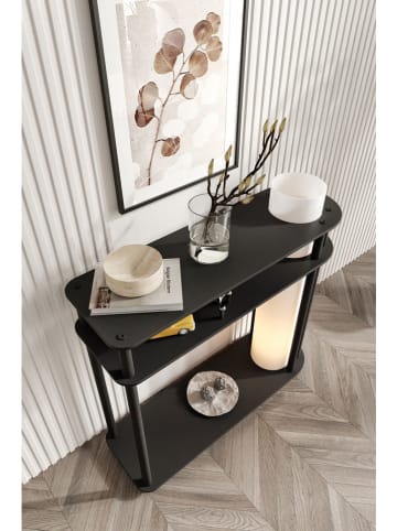 Opviq Lampa stojąca w kolorze czarnym - wys. 80 cm