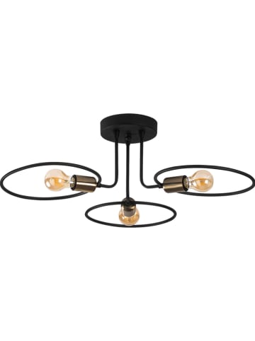 Opviq Plafonnière "Circle" zwart - Ø 66 cm