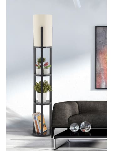 Opviq Staande lamp zwart - (H)134 x Ø 25 cm