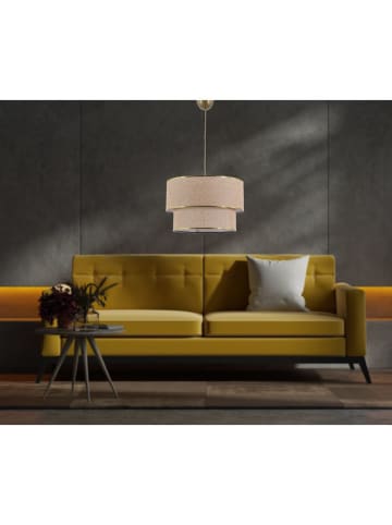 Opviq Lampa wisząca w kolorze złoto-beżowym - wys. 70 x Ø 30 cm