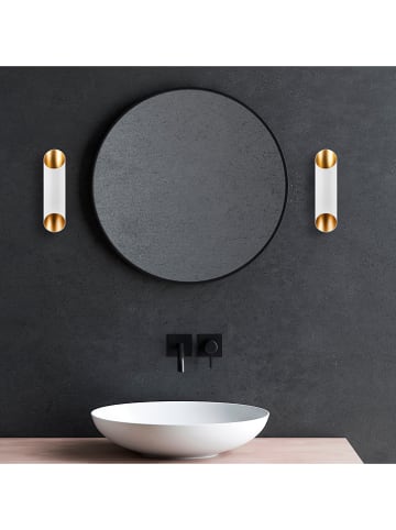 Opviq Lampa ścienna w kolorze białym - 12 x 30 cm