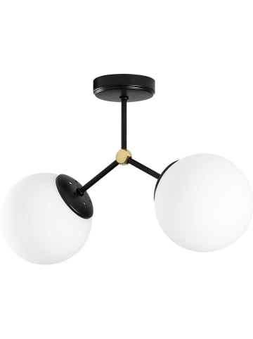 Opviq Lampa sufitowa w kolorze czarno-białym - 44 x 28 x 15 cm