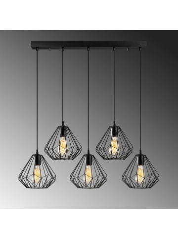 Opviq Hängeleuchte in Schwarz - (B)93 x (H)117 cm